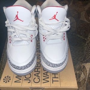 Boy Jordan 3s Retro Cements